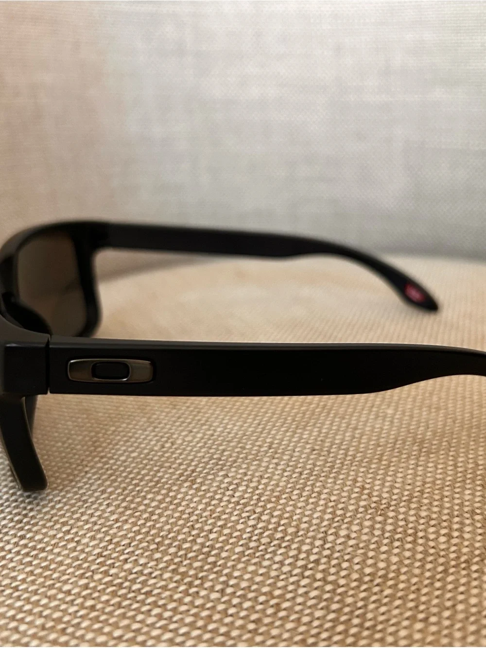 Oakley Holbrook Matte Black Sunglasses with Dark Polarized Lenses